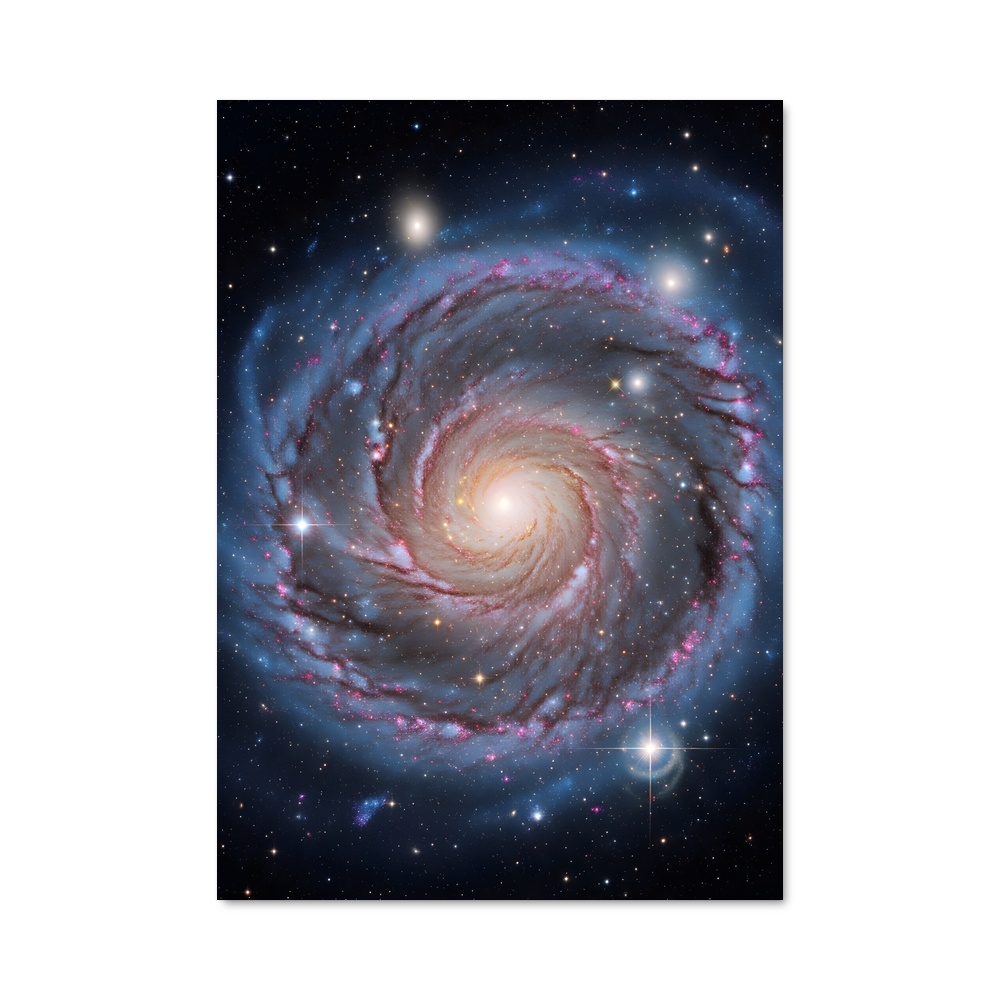 Poster Magnifique galaxie spirale